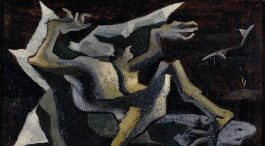 "Sapos y excrementos" (Toads and excrement), Maruja Mallo, 1932